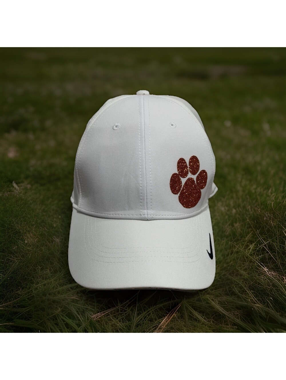 Clemson Tigers Glitter Sparkle Women’s College Nike Dri Fit Baseball Cap